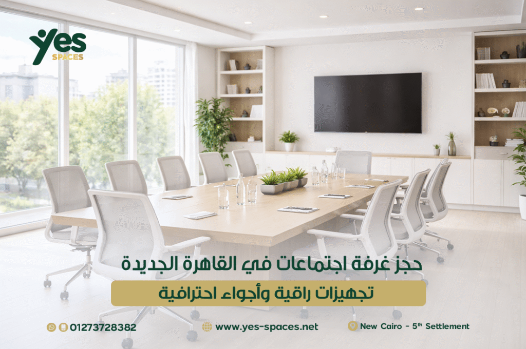 حجز غرفة اجتماعات في القاهرة الجديدة